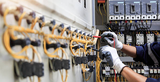 Professional Electrician technician working in Nashville, NC